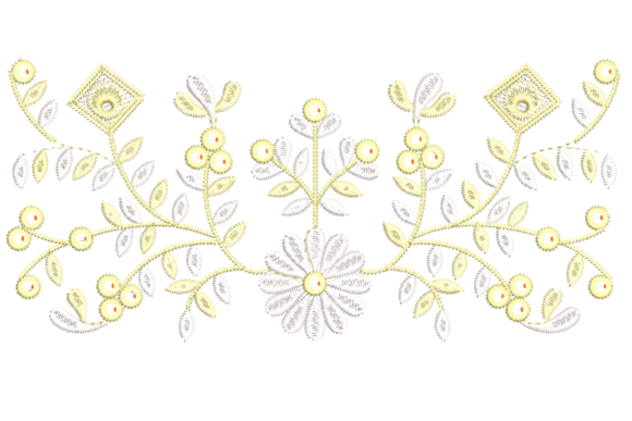 Download Botanical Leaf Ornament Embroidery - Leaf ornament Collection