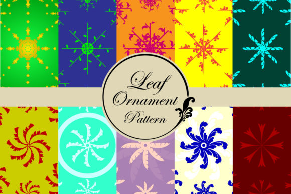 Download Leaf Ornament Pattern - Leaf ornament Collection