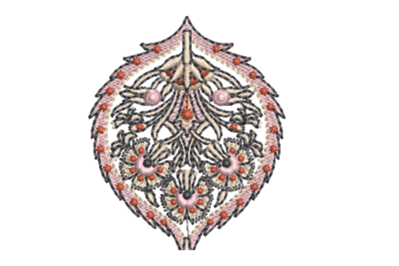 Download Botanical Leaf Ornament Embroidery - Leaf ornament Collection