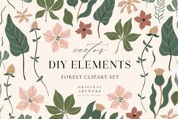 Download Forest Boho Flowers SVG PNG Floral - Premium Bundle