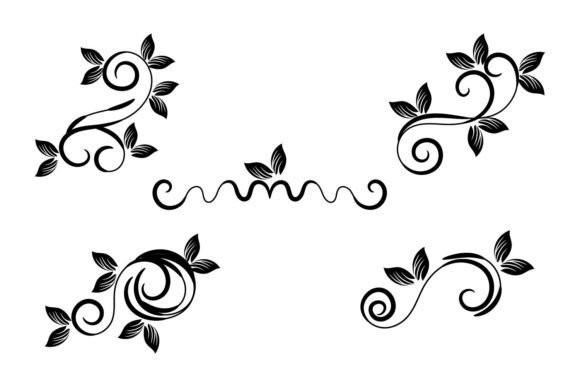 Download Floral Leaf Ornament Spring Flower - Leaf ornament Collection