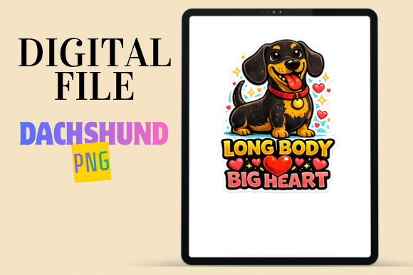 Download Cute Dachshund Illustration - Dachshund illustration Collection