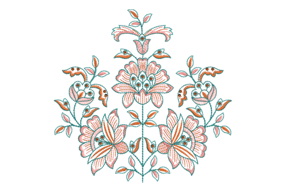 Download Botanical Leaf Ornament Embroidery - Leaf ornament Collection