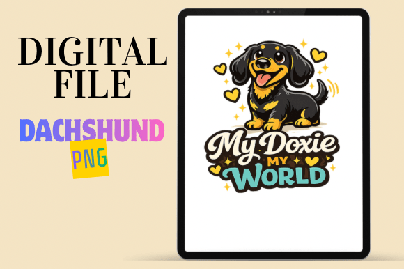 Download Cute Dachshund Illustration - Dachshund illustration Collection