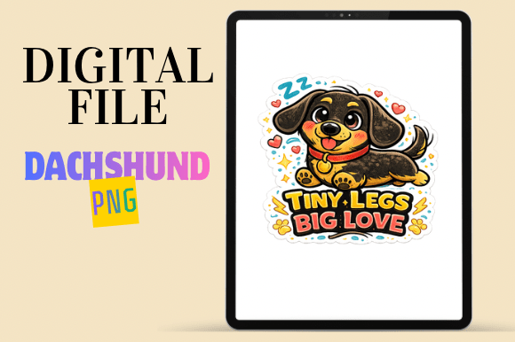 Download Cute Dachshund Illustration - Dachshund illustration Collection
