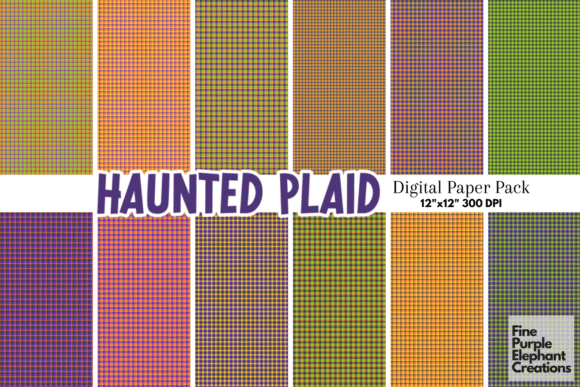 Download Spooky Halloween Plaid | Texture Pattern - Texture Collection