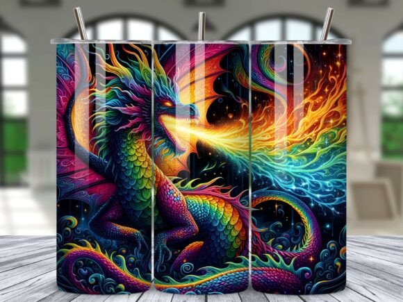 Download Dragon Tumbler Wrap Sublimation PNG - Tumbler wrap sublimation Collection
